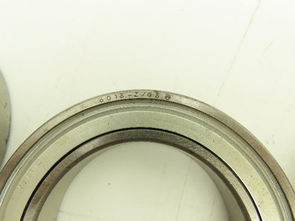 SKF 6013-ZC3 Ball Bearing Sheild One Side 65mm-ID x 100mm-OD x 18mm-W Lot Of 3