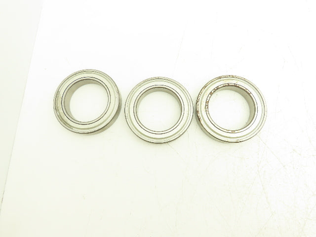 SKF 6013-ZC3 Ball Bearing Sheild One Side 65mm-ID x 100mm-OD x 18mm-W Lot Of 3