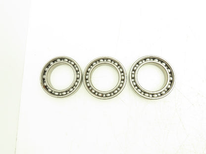 SKF 6013-ZC3 Ball Bearing Sheild One Side 65mm-ID x 100mm-OD x 18mm-W Lot Of 3