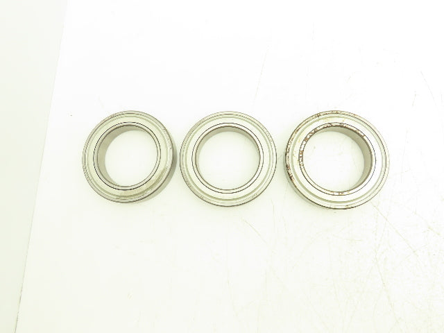 SKF 6013-ZC3 Ball Bearing Sheild One Side 65mm-ID x 100mm-OD x 18mm-W Lot Of 3