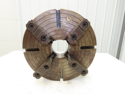 Bison 4-Jaw Independent Manual Lathe Chuck 16" OD 4" ID With Key 0318 98