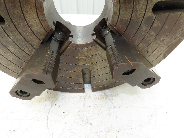 Bison 4-Jaw Independent Manual Lathe Chuck 16" OD 4" ID With Key 0318 98