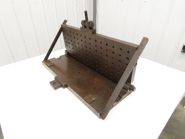 CNC Milling Machine Fixture Table 29.75"x11.75" Flip Up Threaded Jig Plate