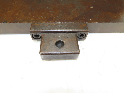 CNC Milling Machine Fixture Table 29.75"x11.75" Flip Up Threaded Jig Plate