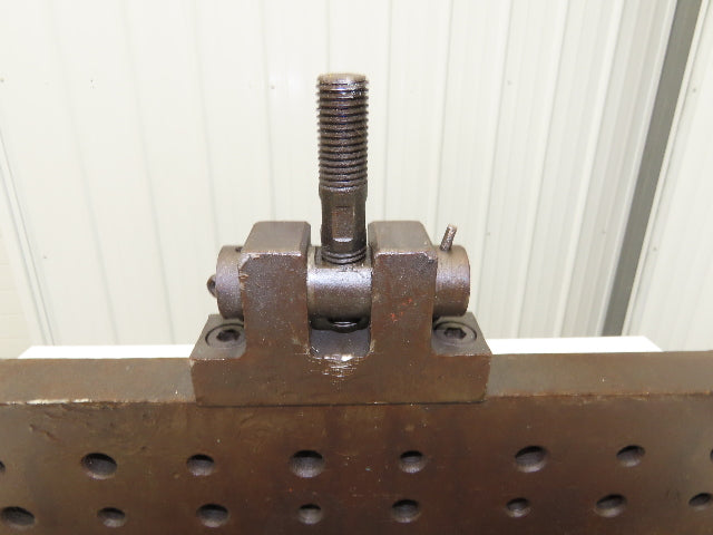CNC Milling Machine Fixture Table 29.75"x11.75" Flip Up Threaded Jig Plate