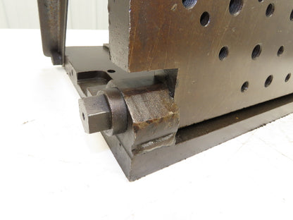CNC Milling Machine Fixture Table 29.75"x11.75" Flip Up Threaded Jig Plate