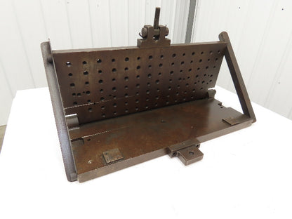 CNC Milling Machine Fixture Table 29.75"x11.75" Flip Up Threaded Jig Plate