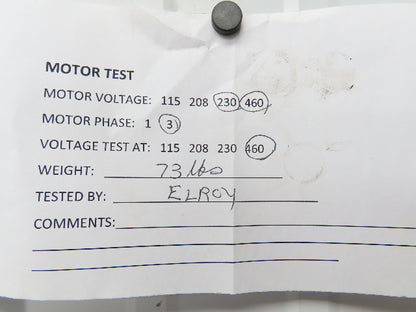 Baldor M3615T Electric AC Motor 5Hp 1725rpm 230/460VAC 3Ph 184T TEFC