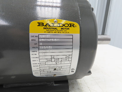 Baldor M3615T Electric AC Motor 5Hp 1725rpm 230/460VAC 3Ph 184T TEFC