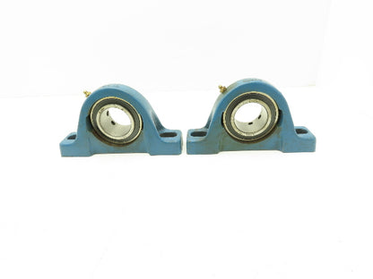 MB Mfg C25 2 Pillow Block Bearing 2" Bore 2 Bolt Mount Lot Of 2