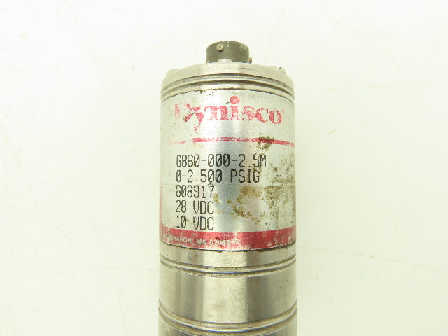 Dynisco G860-000-2.5M Pneumatic Pressure Transducer Sensor 0-2500 PSI 0-10VDC