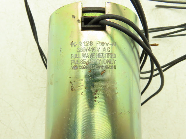 K-2129 Solenoid Full Wave Rectified Pulse Duty Revision N 380-416VAC