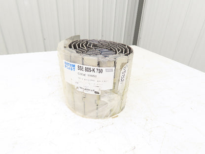 System Plast SSE 805-K 750 7.5" Stainless TableTop Straight Conveyor Chain 10'
