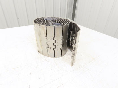 System Plast SSE 805-K 750 7.5" Stainless TableTop Straight Conveyor Chain 10'