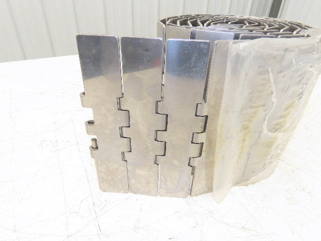 System Plast SSE 805-K 750 7.5" Stainless TableTop Straight Conveyor Chain 10'