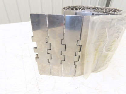 System Plast SSE 805-K 750 7.5" Stainless TableTop Straight Conveyor Chain 10'
