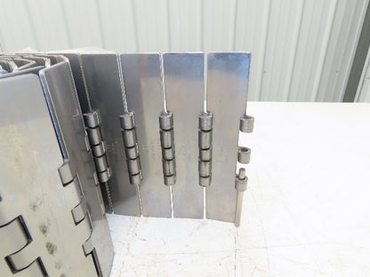 System Plast SSE 805-K 750 7.5" Stainless TableTop Straight Conveyor Chain 10'