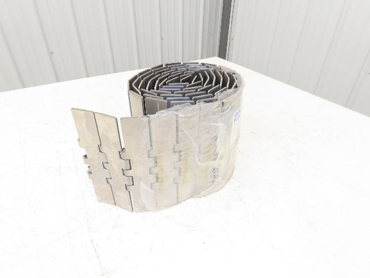 System Plast SSE 805-K 750 7.5" Stainless TableTop Straight Conveyor Chain 10'