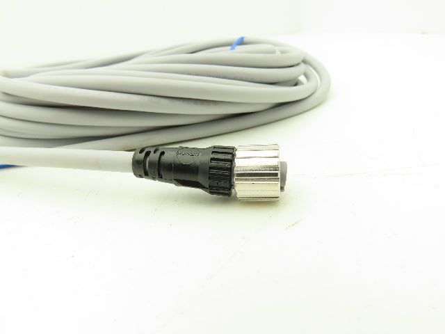 Omron XS2F-D421-JA0-A DC Power Cable M12 4-Pole Connector 2-Wire 10M Length