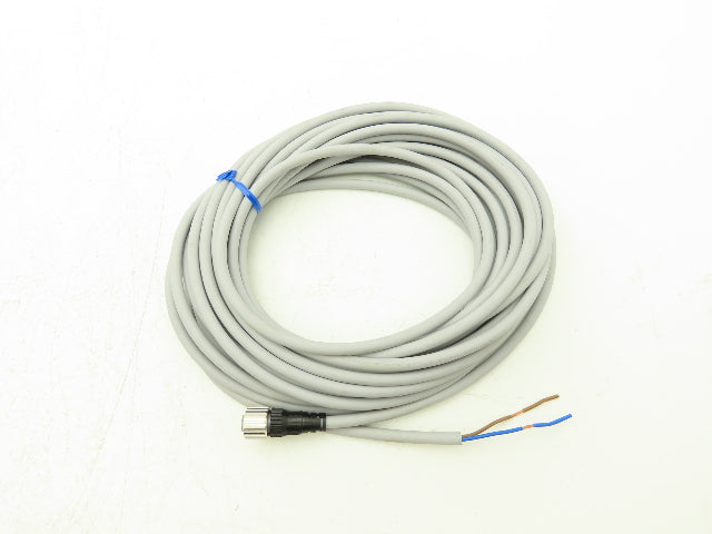 Omron XS2F-D421-JA0-A DC Power Cable M12 4-Pole Connector 2-Wire 10M Length