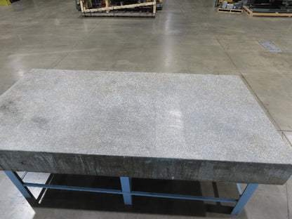 Challenger Granite Surface Inspection Plate Table 96x48x10" Grade B Type 8x4'