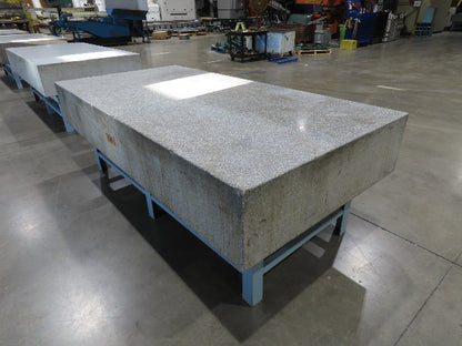 Rock of Ages Granite Surface Inspection Plate Table 96x48x14" Grade B Type 8x4'