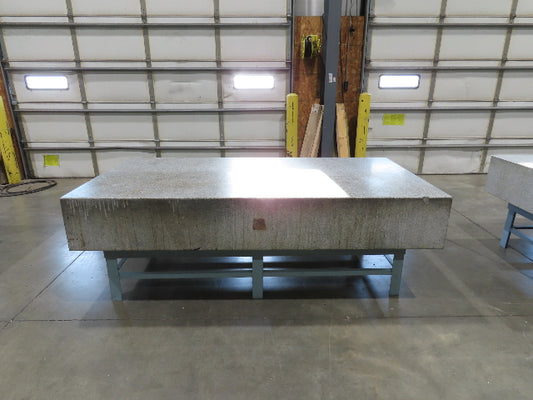 Rock of Ages Granite Surface Inspection Plate Table 96x48x14" Grade B Type 8x4'