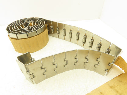 Rexnord SSC 812-K400 Opti-Plus 4" Stainless TableTop Straight Conveyor Chain 10'