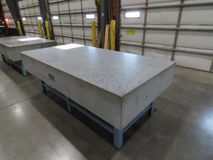 Rock of Ages Granite Surface Inspection Plate Table 96x48x14" Grade B Type 8x4'