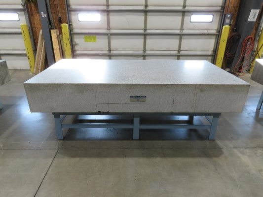 Rock of Ages Granite Surface Inspection Plate Table 96x48x14" Grade B Type 8x4'