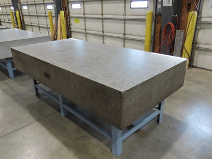 Rock of Ages Granite Surface Inspection Plate Table 96x48x14" Grade B Type 8x4'