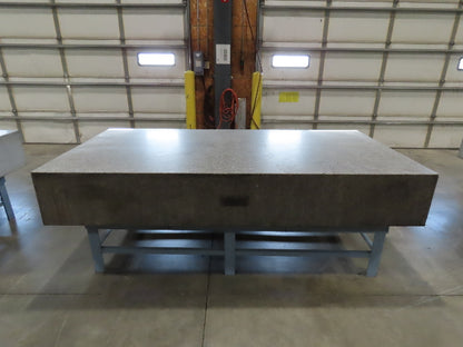 Rock of Ages Granite Surface Inspection Plate Table 96x48x14" Grade B Type 8x4'