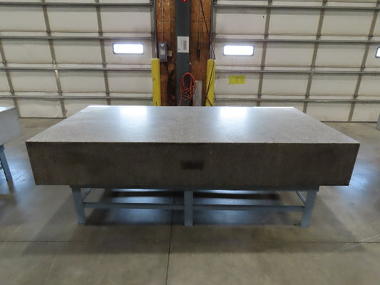 Rock of Ages Granite Surface Inspection Plate Table 96x48x14" Grade B Type 8x4'