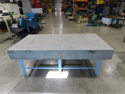 Challenge Granite Surface Inspection Plate 96x48x10" Table Grade B Type 8x4'