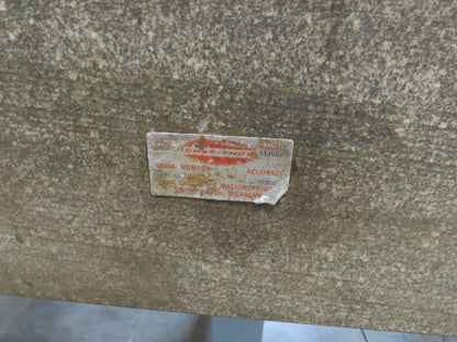 Challenge Granite Surface Inspection Plate 96x48x10" Table Grade B Type 8x4'