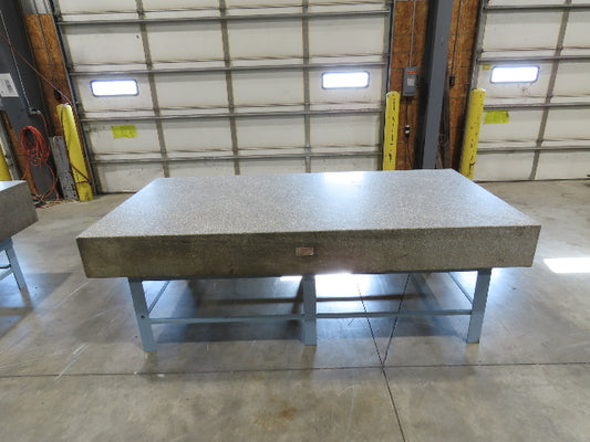 Challenge Granite Surface Inspection Plate 96x48x10" Table Grade B Type 8x4'