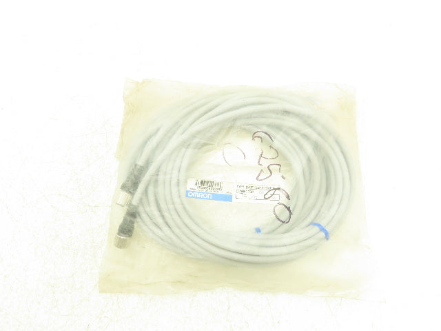 Omron XS2F-D421-GA0-A DC Power Cable M12 4-Pole Connector 2-Wire 5M Lot of 2