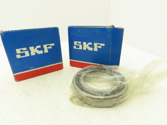 SKF 62162RSJEM Deep Groove Ball Bearing 75mm-ID x 130mm-OD x 25mm-W Lot Of 2