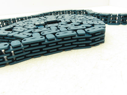 MCC Rexnord RRR 1000-28 Raised Rib Rail Track 28mm Mattop Conveyor Chain 10'L