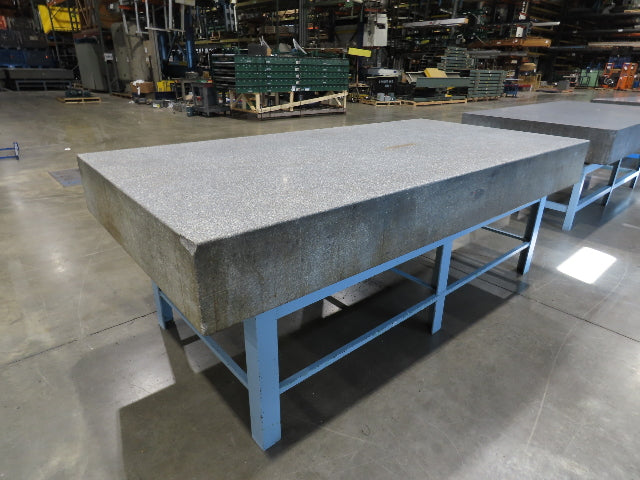 Challenge Granite Surface Inspection Plate 96x48x10" Table Grade B Type 8x4'