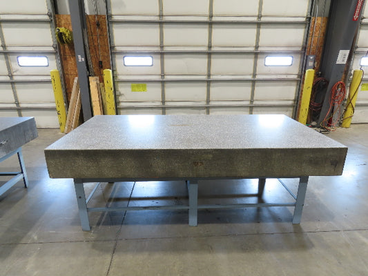 Challenge Granite Surface Inspection Plate 96x48x10" Table Grade B Type 8x4'