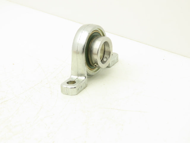 AMI MUP005 Pillow Block Bearing Stainless Sealed w/Locking Collar 25mm Bore Dia