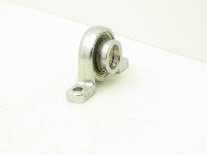 AMI MUP005 Pillow Block Bearing Stainless Sealed w/Locking Collar 25mm Bore Dia