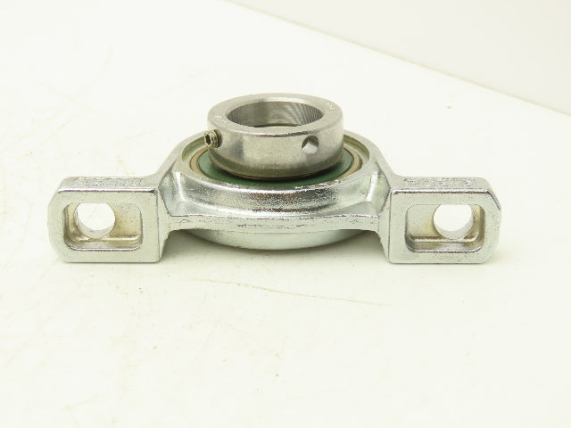 AMI MUP005 Pillow Block Bearing Stainless Sealed w/Locking Collar 25mm Bore Dia