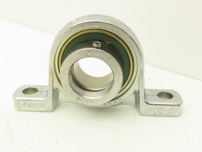 AMI MUP005 Pillow Block Bearing Stainless Sealed w/Locking Collar 25mm Bore Dia