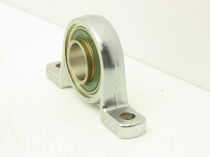 AMI MUP005 Pillow Block Bearing Stainless Sealed w/Locking Collar 25mm Bore Dia