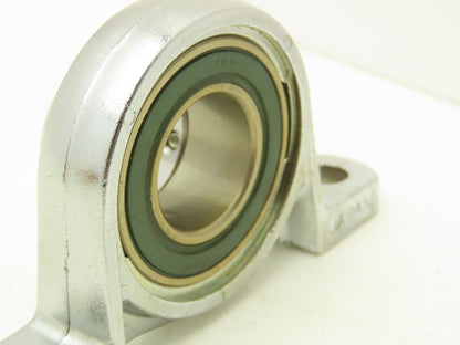 AMI MUP005 Pillow Block Bearing Stainless Sealed w/Locking Collar 25mm Bore Dia