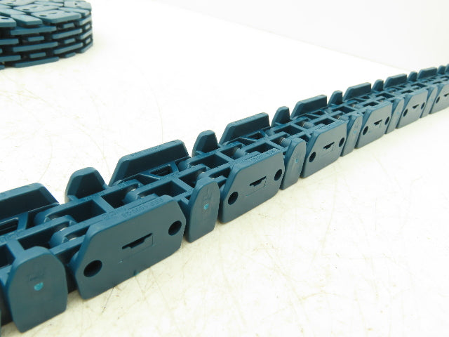 MCC Rexnord RRR 1000-28 Raised Rib Rail Track 28mm Mattop Conveyor Chain 9' 1"
