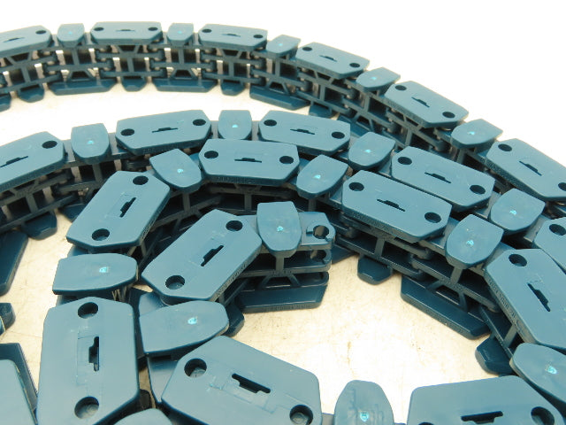 MCC Rexnord RRR 1000-28 Raised Rib Rail Track 28mm Mattop Conveyor Chain 9' 1"