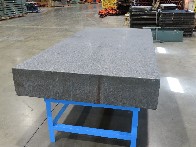 Surface Inspection Granite Plate 96x48x10" Table Grade B Type 8x4' Dark Gray